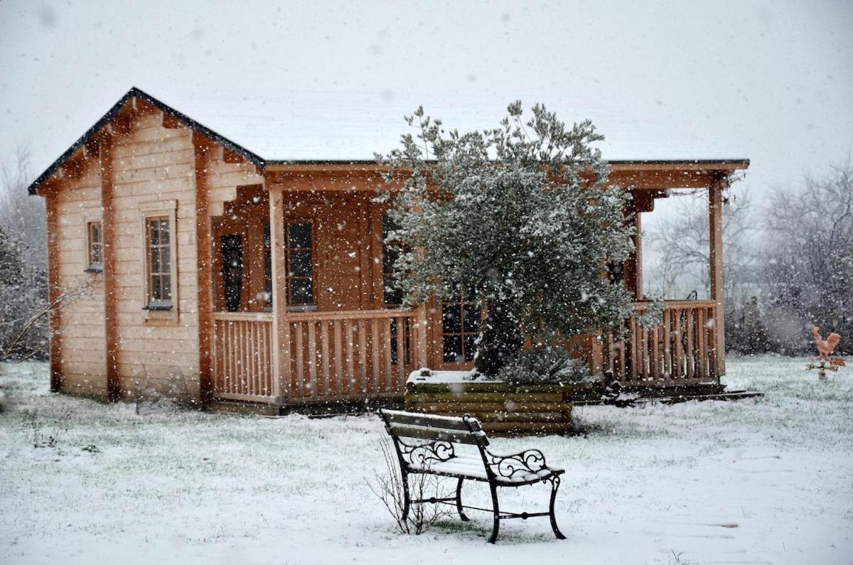 Chalet Bois Pleine Campagne A Pontigny Kültér fotó